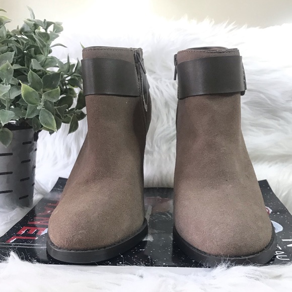 KENSIE Masola Suede Ankle Boots Tassle | NWT Sz 9 - Picture 3 of 8